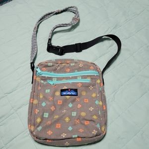 KAVU Crossbody Canvas Rope Bag Fun Foulard